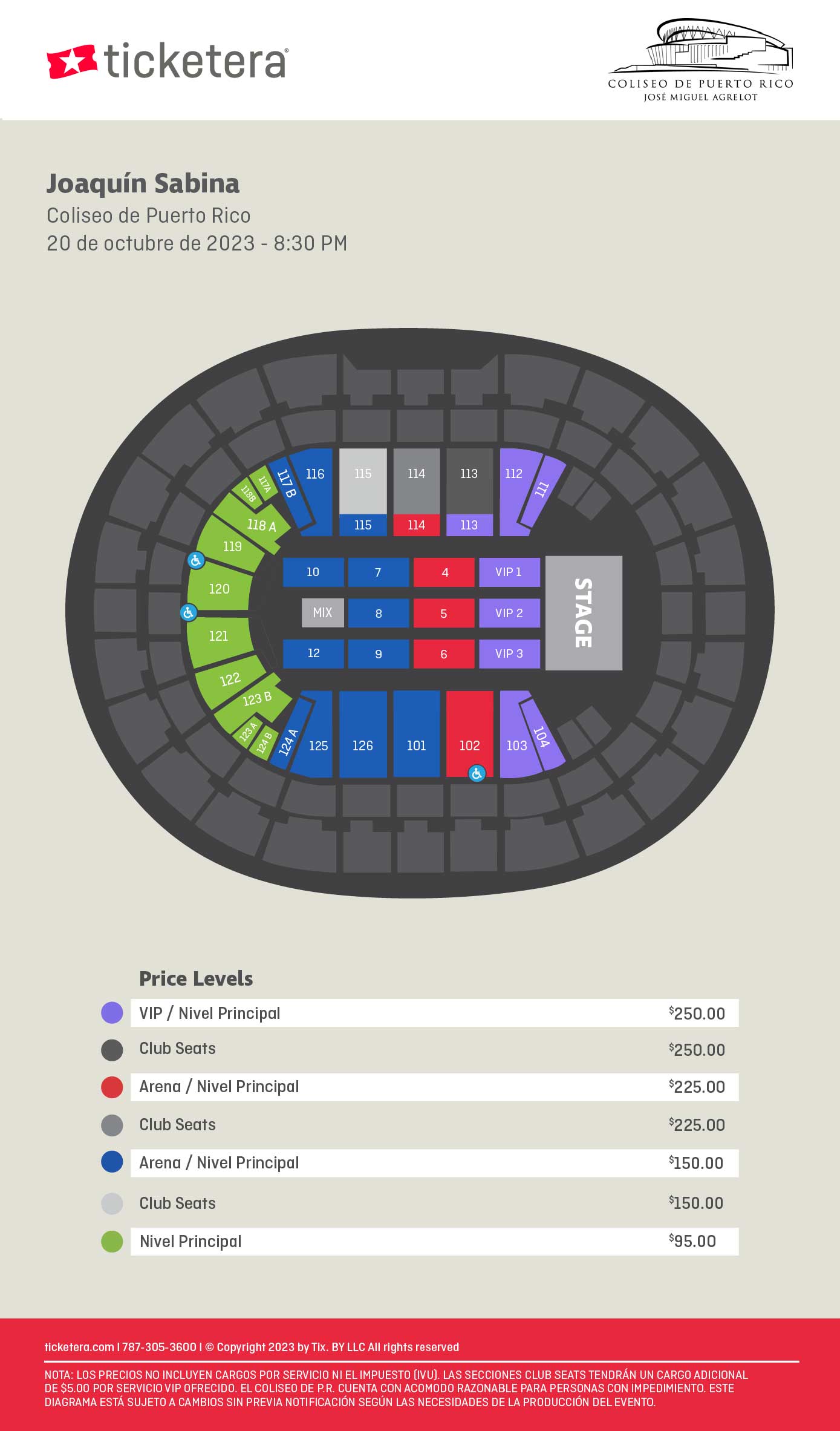 Joaquin Sabina Tickets Coliseo De Puerto Rico San Juan Puerto Rico October 20 2023 8 30 PM